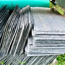 3 Crates Of New Slate Roof Shingles- Front Yard