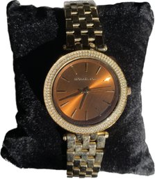 MICHAEL KORS Watch.  Gold Link Band Design