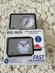 Big Ben Alarm Clock With USB Charging