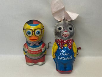 1950s Mattel Tin Easter Toys
