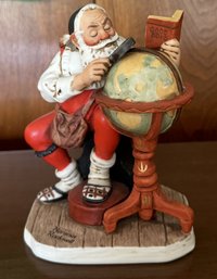 Norman Rockwell Santa Figurine #NR-37