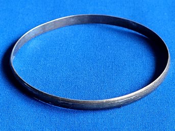 Vintage Classic Bangle In Sterling Silver