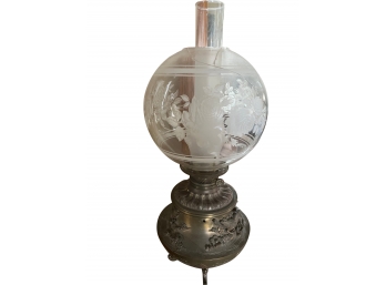 Antique Gone With The Eind Lamp