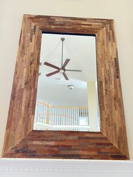 Wood Frame Beveled Mirror From Crate And Barrel 45 X 65 Inches