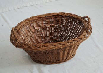 Lot Of 4 Small Wicker Baskets