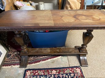 Vintage Carved Sofa Table