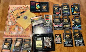 Thirteen Magnavox Odyssey 2 Game Cartridges Including Quest For The Rings!