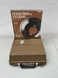 Vintage Viceroy Model 300 Projector And Rotary Tray For 100 Slides