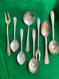 Mixed Assortment Of 8 Different Vintage Spoons And Forks