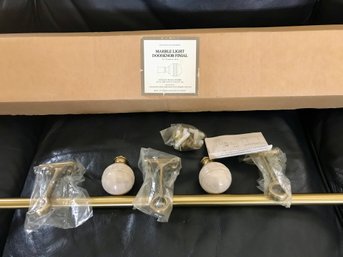 Restoration HARDWARE Marble Light Curtain Rod