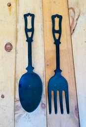 Cast Iron APCO JAPAN Wall Fork And Knife