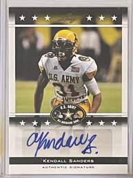 2012 Leaf U.s. Army Authentic Signature Kendall Sanders Autographed Rookie Card #BA-KS1