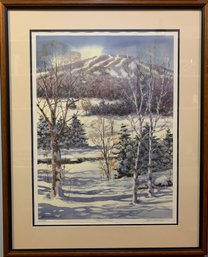 'High Meadow' Stratton Mountain, VT By Keith Hoffman Limited Edition Signed And Numbered Watercolor