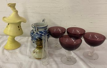 Miscellaneous Porcelain And Glass Lot