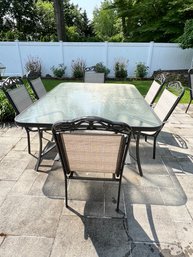 Outdoor Dining Set W/ 6 Chairs