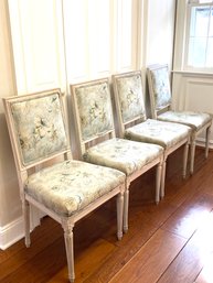 Four Vintage French Dining Chairs