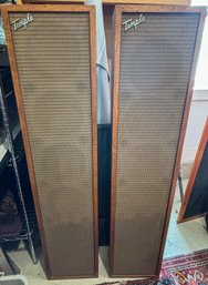 A PAIR OF TEMPLE TOWER SPEAKERS