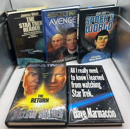 Lot 2 Of Star Trek Hardcovers