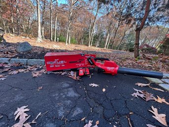 Red Milwaukee Fuel Leaf Blower