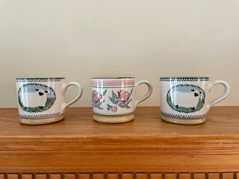 Three Nicholas Mosse Stoneware Mugs