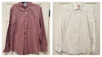 Pair Of Brooks Brothers Size Medium Mens Shirts