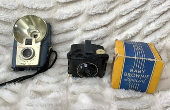 Pair Of Vintage BROWNIE Cameras