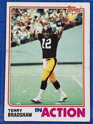 1982 Topps In Action Terry Bradshaw Card #205