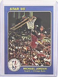 1984 Star Michael Jordan NBA Court Kings Card #26     Super Clean Card