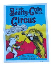 In Clyde Beatty Circus: Vintage Poster