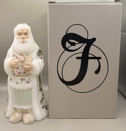 Fenton Hand-Painted Santa Figure