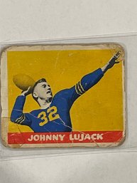 1948 Leaf Johnny Lujack Card #13