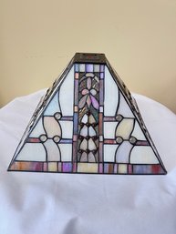 Mission Style Stained Glass Lamp Shade Only