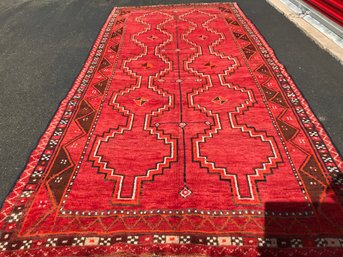 Qashghi, Hand Knotted Rug, 5 Feet By 10 Feet