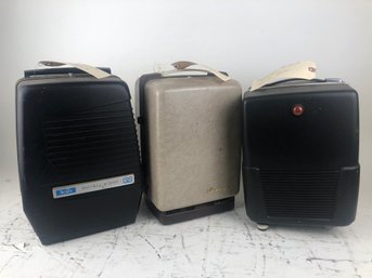 3 Vintage Film Projectors Sears Du-All Eight Super 8, Kodak Showtime 8mm & Metropolitan 707