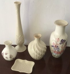 Royal Albert, Lenox & Seizan Porcelain Vases