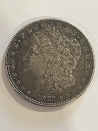 1887 Morgan Silver Dollar     Good Condition.