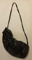 Judith Leiber Paris Style Hobo Black Mesh Back Pack Style