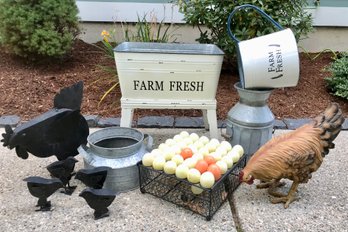 Charming Outdoor/ Indoor Farm Fresh Lot