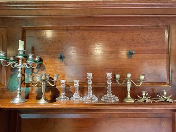 Collection Of 9 Candleholders  (W2)