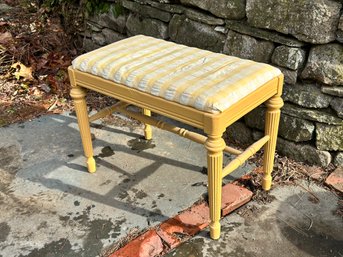 Yellow Piano Bench