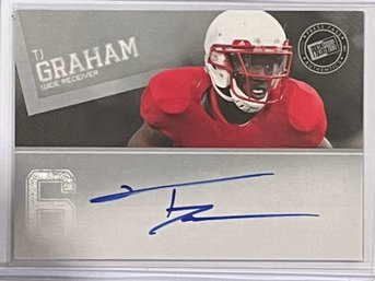 2012 Press Pass Authentics T J Graham Autographed Card #PPS-TG