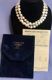 Stunning Pearl Necklace From SILVERSCAPE DESIGNS