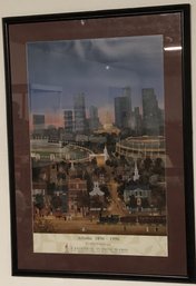 Framed Atlanta Olympic Games Centennial Poster