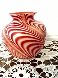 Signed Art Glass Vase - NITYRIN 6/81