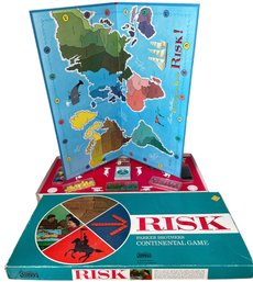 1968 'RISK' Board Game No. 44 With Wood Armies
