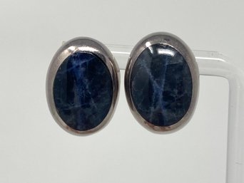 Mexico 925 Pair Of Vintage Sterling Silver Earrings