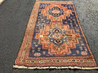 Baluchi Hand Knotted Persian Rug , 2 Feet 7 Inch By  4,feet 7 Inch