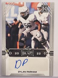 2022 Leaf Draft Dylan Parham Autographed Rookie Card #BA-DP3