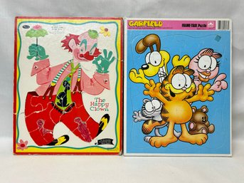 Garfield & 50s Clown Children's Puzzles