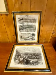 Two Reproduction Connecticut Prints